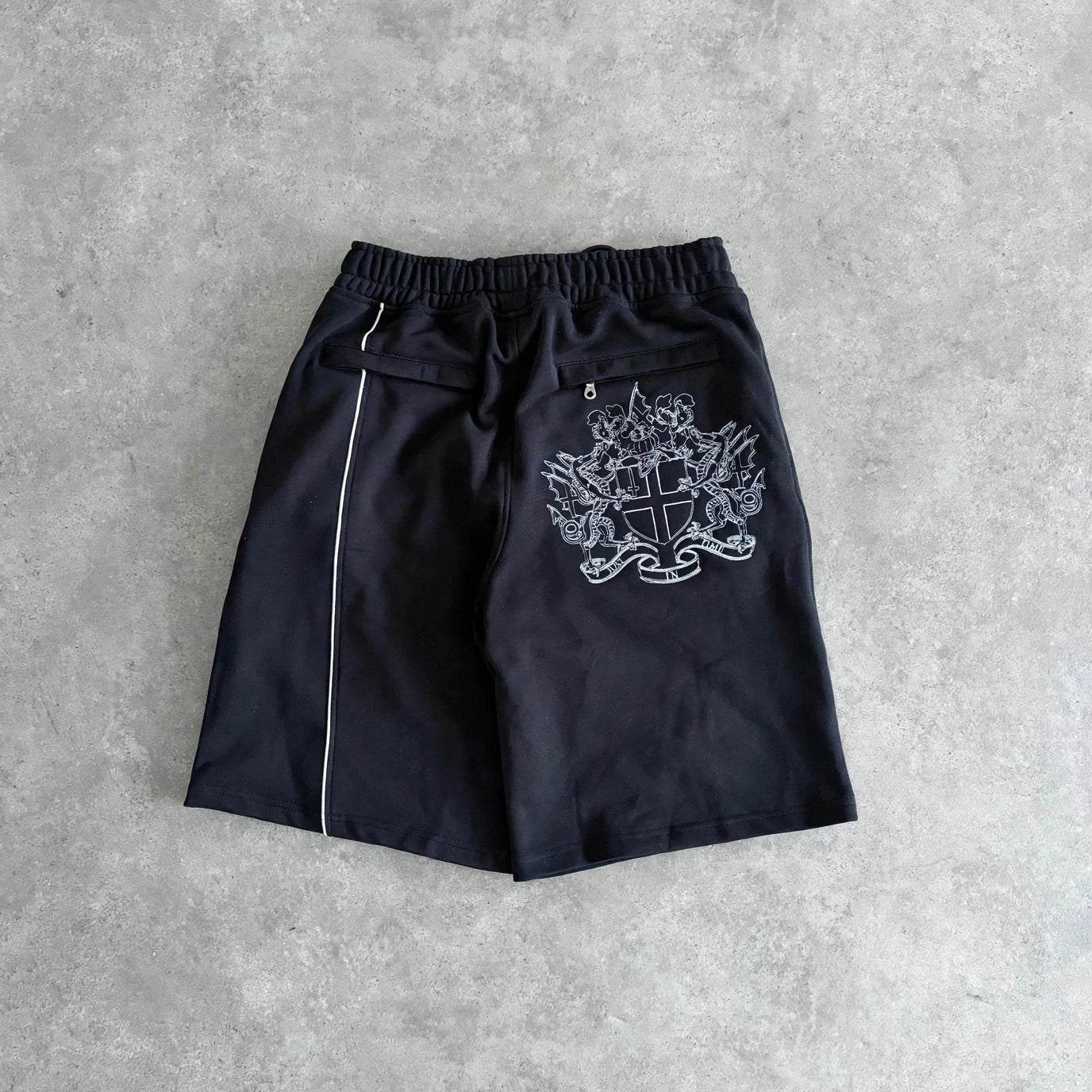 Black City of London Shorts