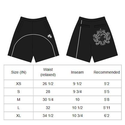 Black City of London Shorts